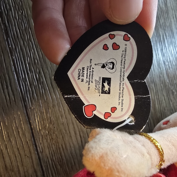 Vintage 1999 Betty Boop "Pudgy" Plush Dog Doll - NEW WITH TAGS - COLLECTIBLE!!! - Picture 7 of 7